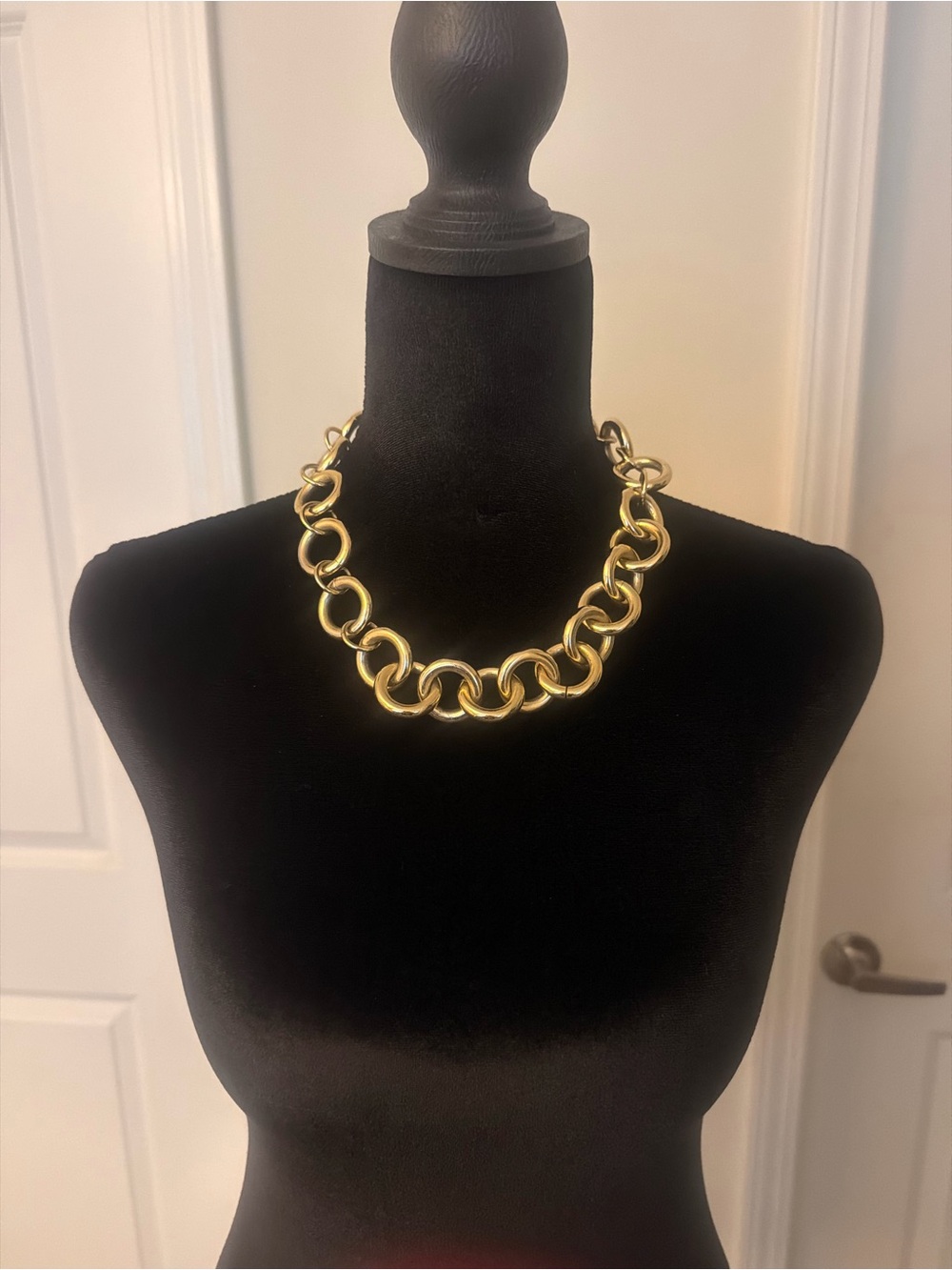 J. Crew Polished Gold Link Necklace